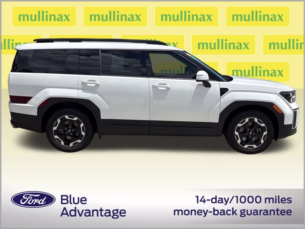 2024 Serenity White Hyundai Santa Fe SEL AWD SUV