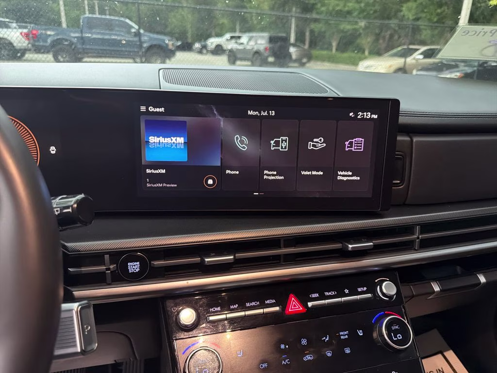 2024 Serenity White Hyundai Santa Fe SEL AWD SUV