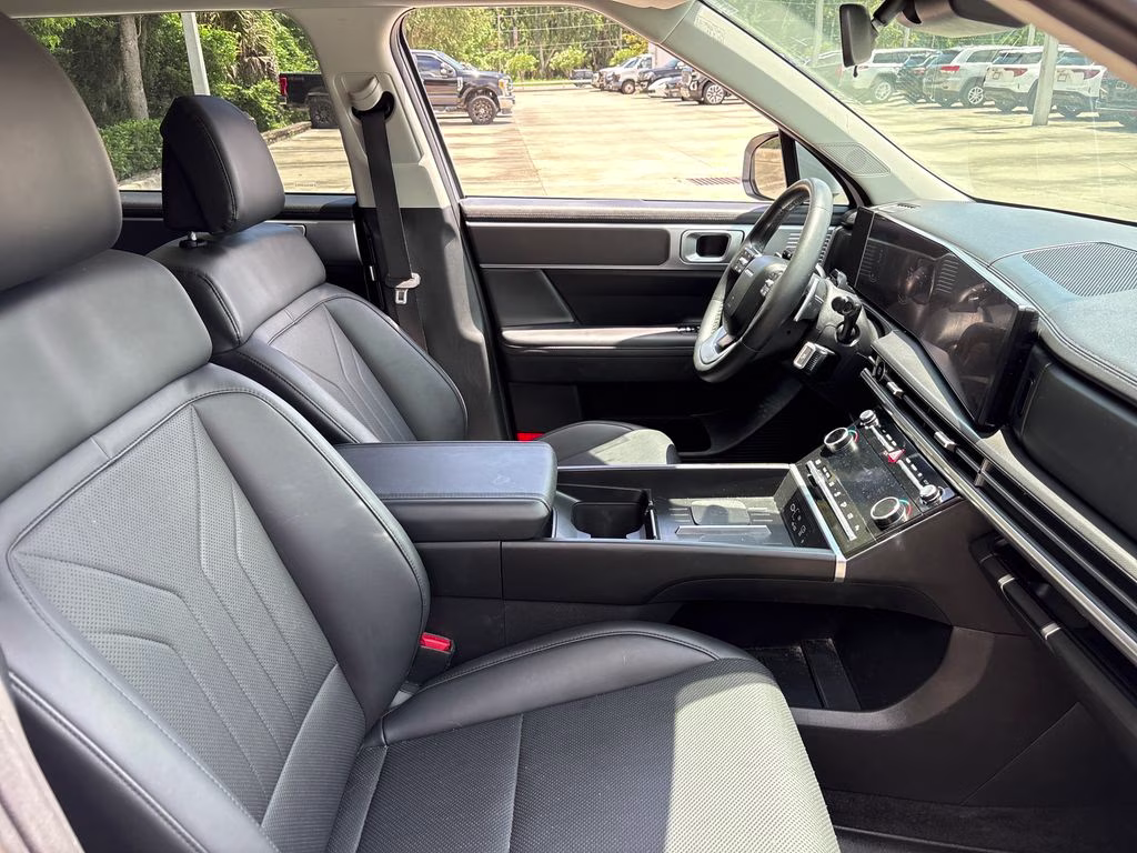2024 Serenity White Hyundai Santa Fe SEL AWD SUV