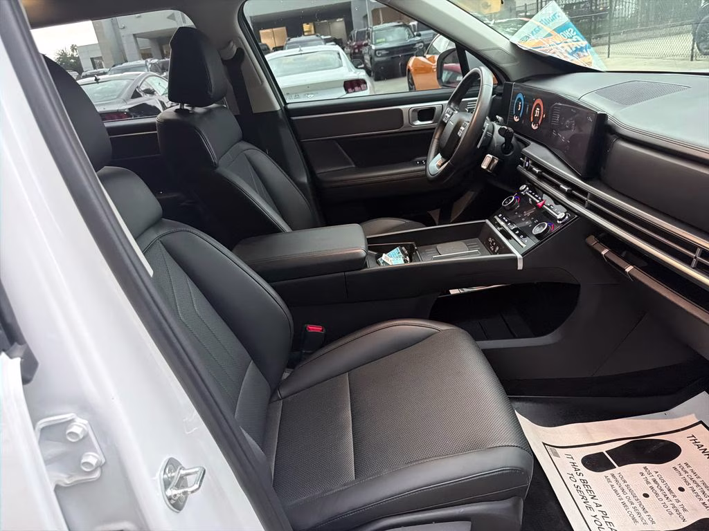 2024 Serenity White Hyundai Santa Fe SEL AWD SUV