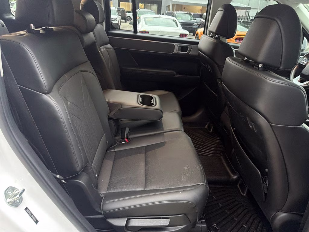 2024 Serenity White Hyundai Santa Fe SEL AWD SUV