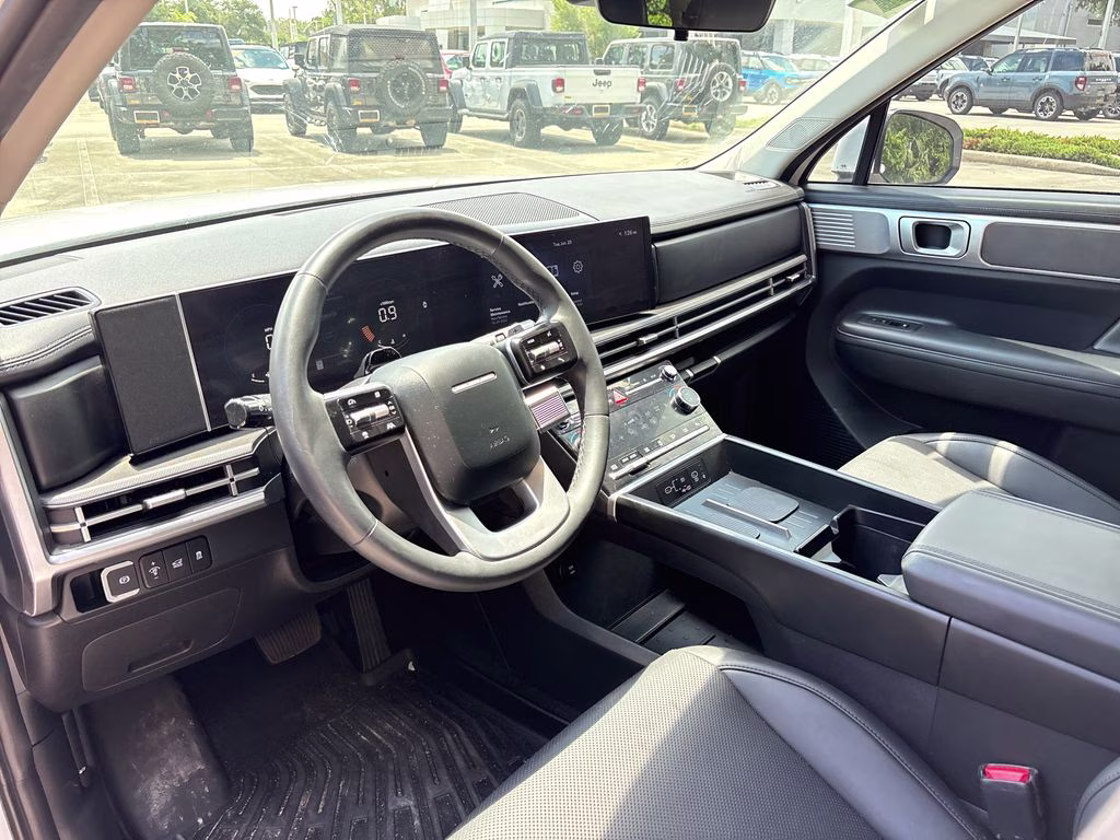 2024 Serenity White Hyundai Santa Fe SEL AWD SUV