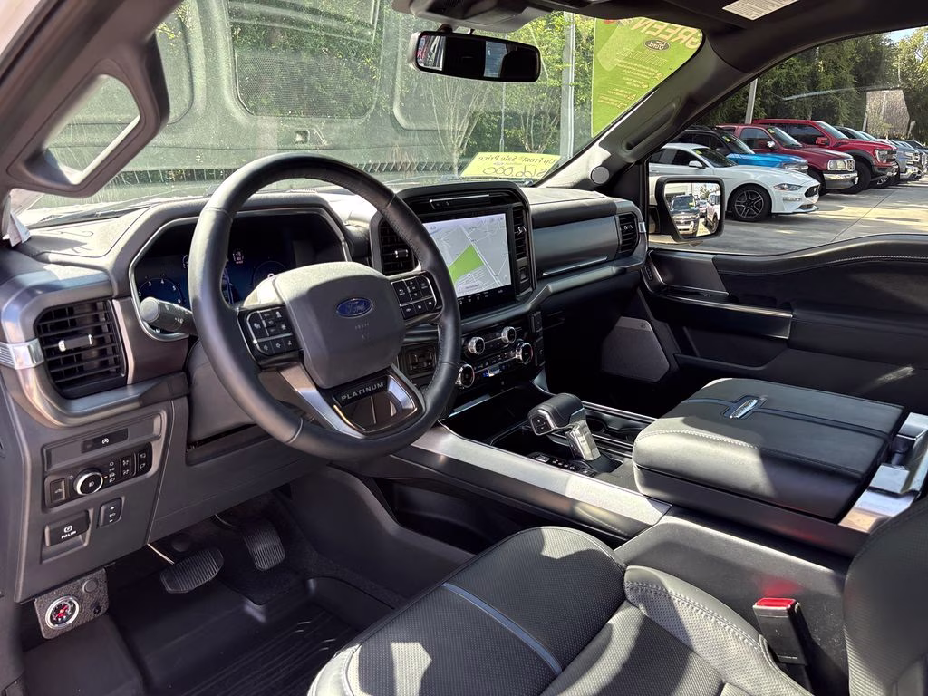 2025 White Metallic Ford F-150 Platinum 4X4 Truck