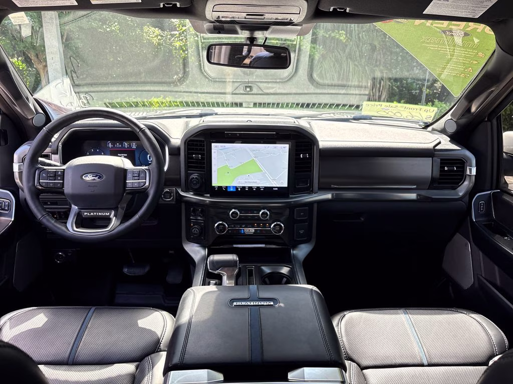 2025 White Metallic Ford F-150 Platinum 4X4 Truck