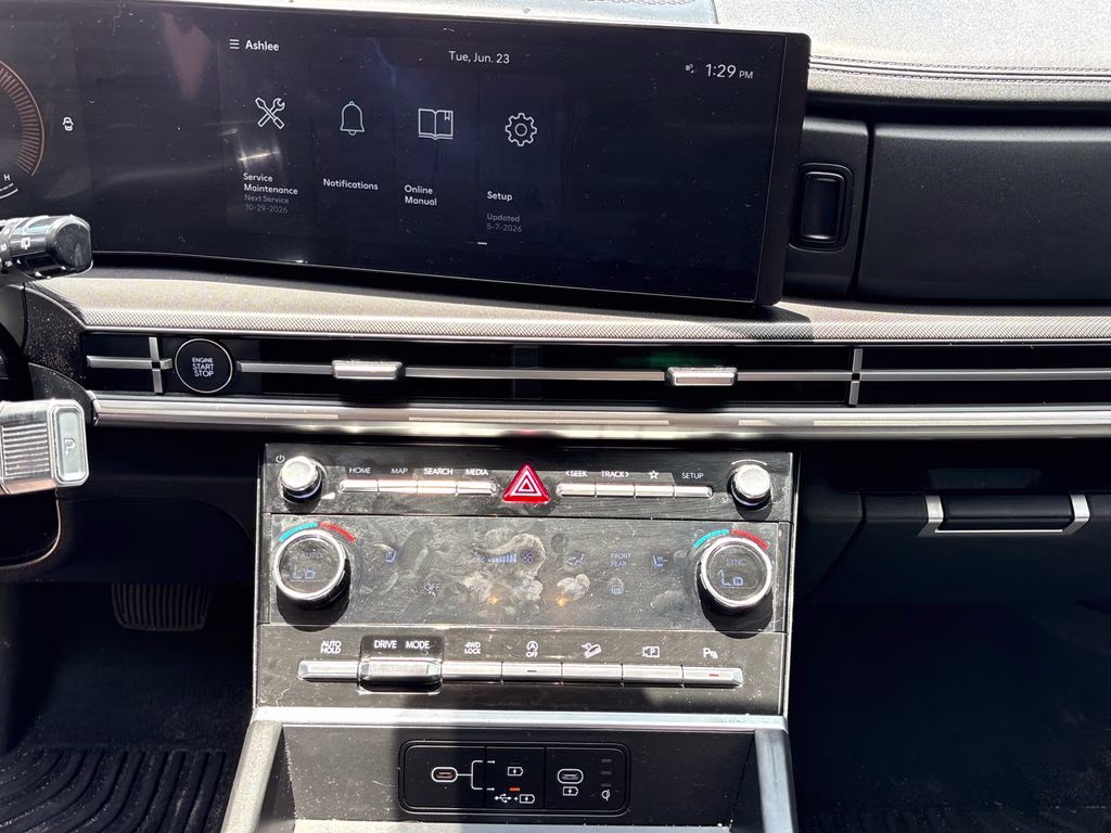 2024 Serenity White Hyundai Santa Fe SEL AWD SUV