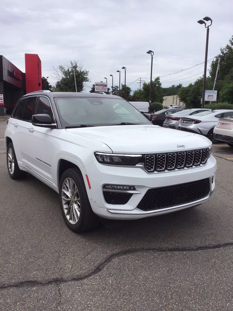 2023 Bright White Clearcoat Jeep Grand Cherokee Summit 4X4 SUV