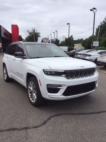 2023 Bright White Clearcoat Jeep Grand Cherokee Summit 4X4 SUV