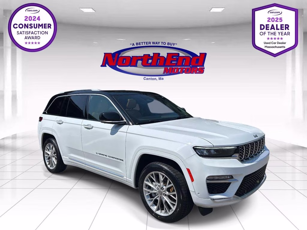 2023 Bright White Clearcoat Jeep Grand Cherokee Summit 4X4 SUV