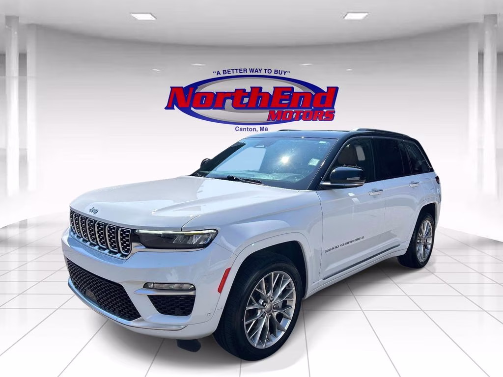 2023 Bright White Clearcoat Jeep Grand Cherokee Summit 4X4 SUV