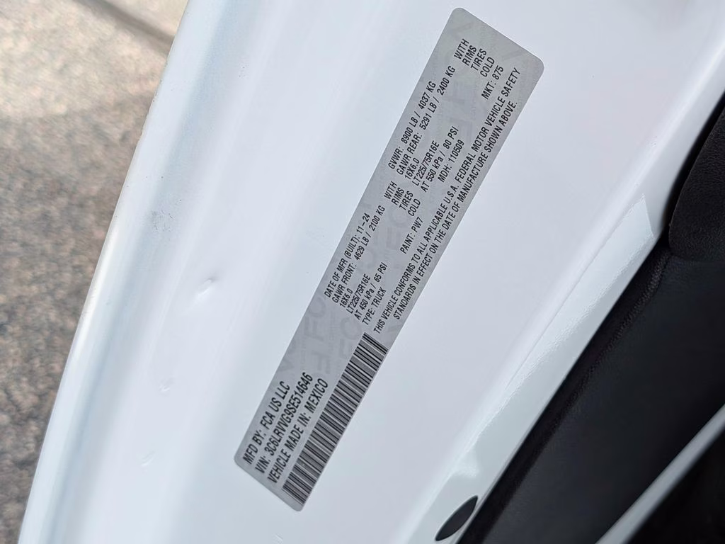 2025 Bright White Clearcoat Ram ProMaster 2500 Base FWD Van