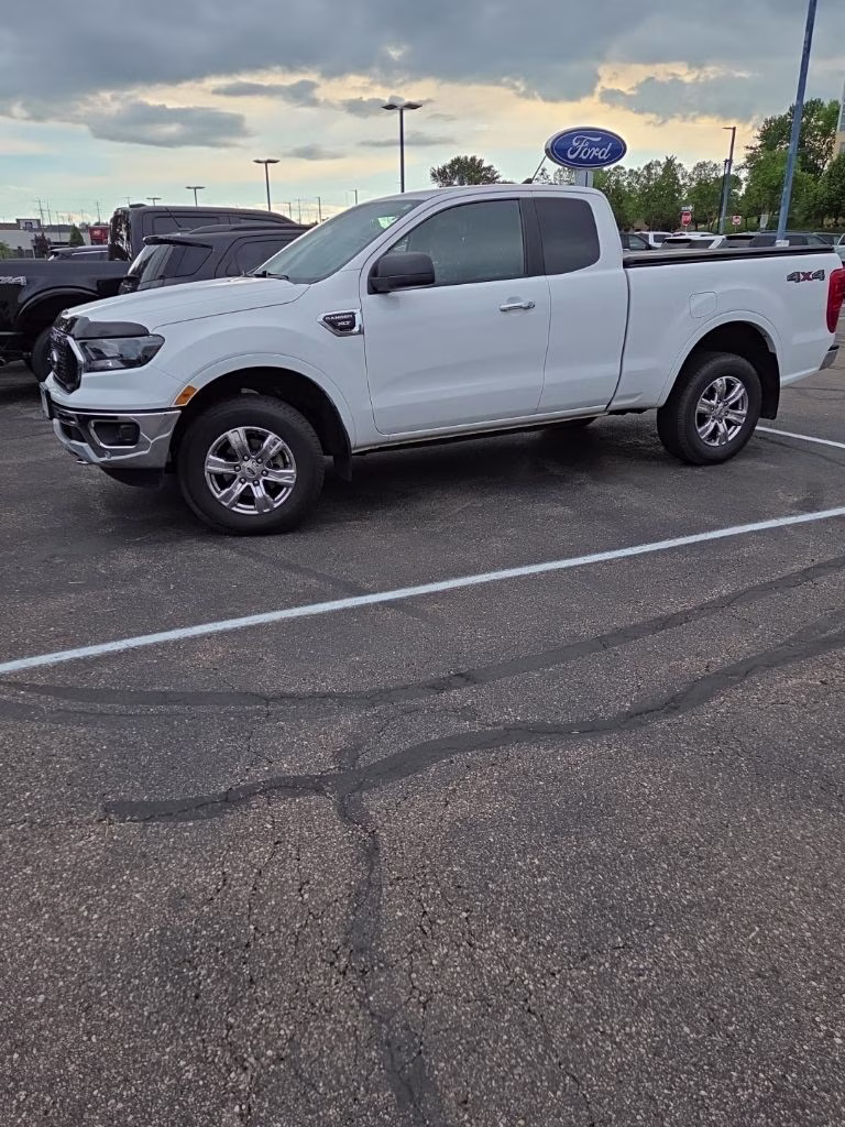 2019 Oxford White Ford Ranger XLT w/Chrome Appearance Pkg 4X4 Truck