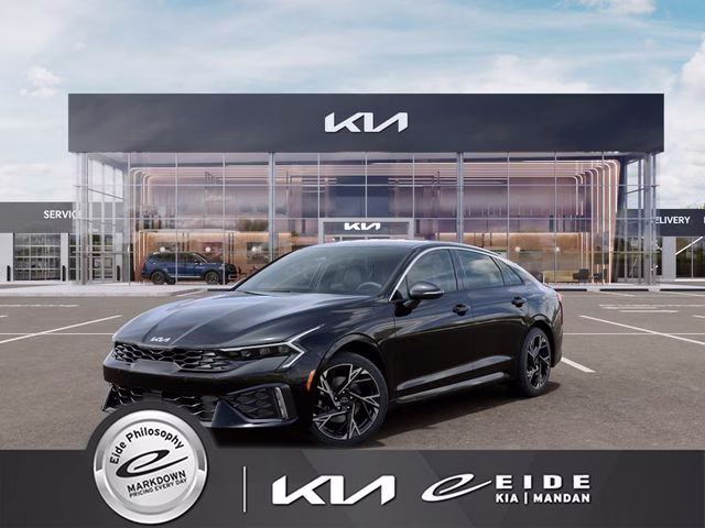 2026 Aurora Black Pearl Kia K5 GT-Line AWD Sedan