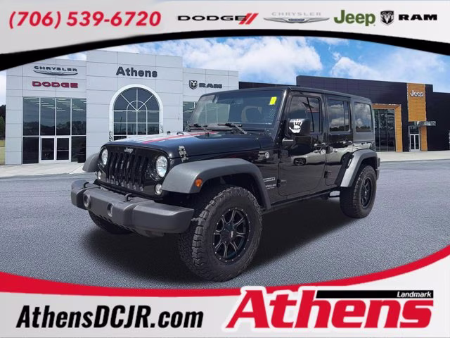 2017 Black Clearcoat Jeep Wrangler Unlimited Sport 4X4 Convertible