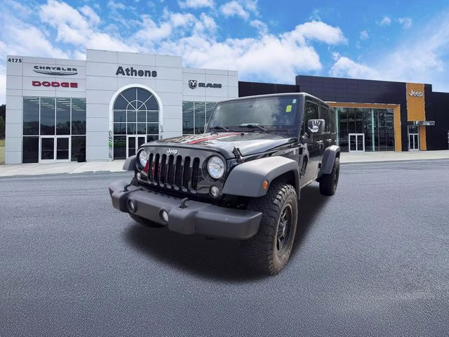 2017 Black Clearcoat Jeep Wrangler Unlimited Sport 4X4 Convertible