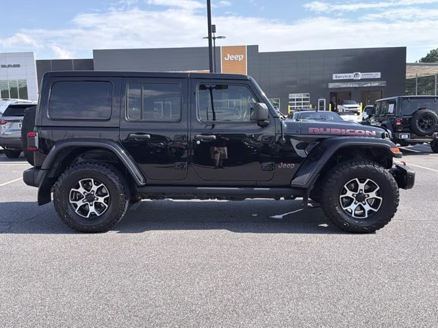 2021 Black Clearcoat Jeep Wrangler Unlimited Rubicon 4X4 Convertible