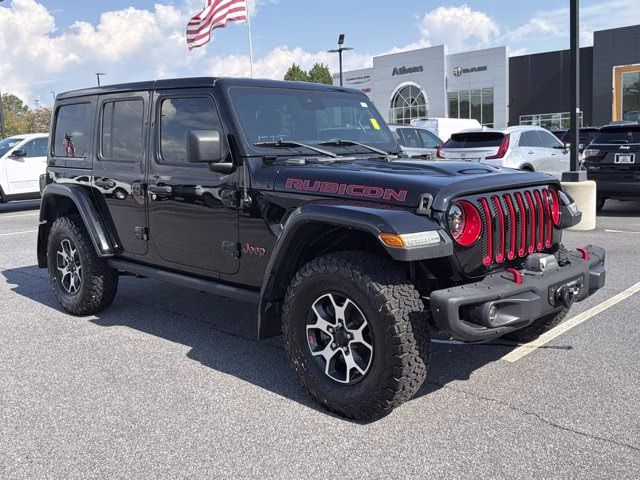 2021 Black Clearcoat Jeep Wrangler Unlimited Rubicon 4X4 Convertible