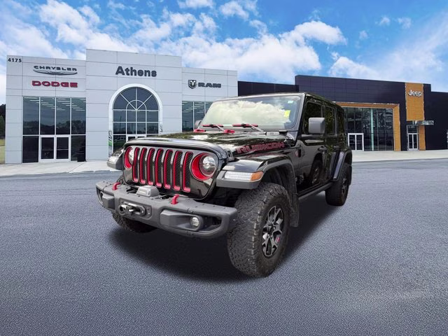 2021 Black Clearcoat Jeep Wrangler Unlimited Rubicon 4X4 Convertible