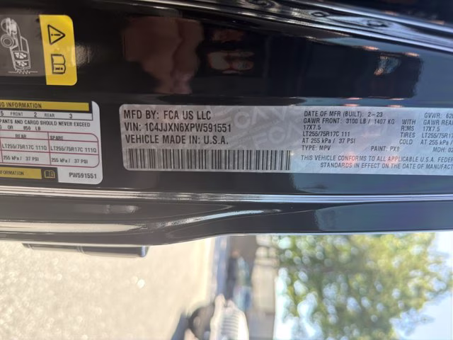2023 Black Clearcoat Jeep Wrangler 4xe Willys 4xe 4X4 Convertible