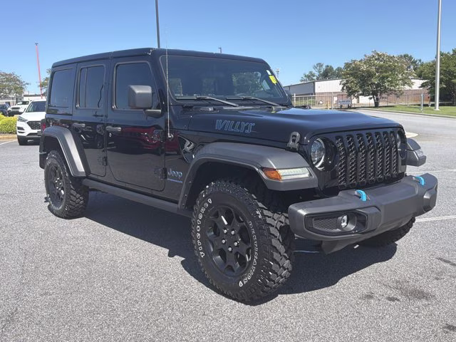 2023 Black Clearcoat Jeep Wrangler 4xe Willys 4xe 4X4 Convertible