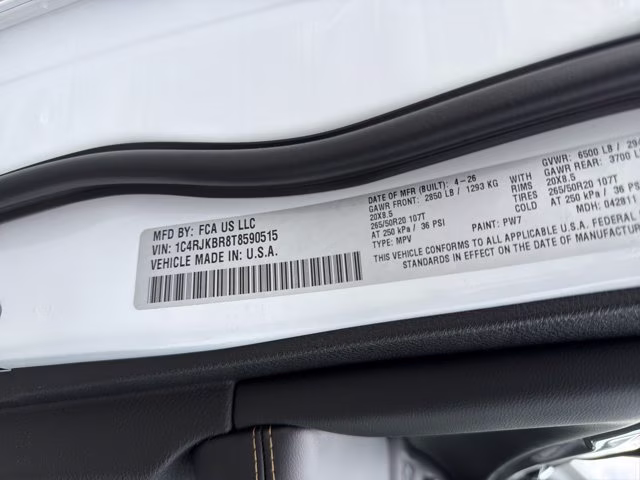 2026 Steel Blue Jeep Grand Cherokee Limited Reserve 4X4 SUV