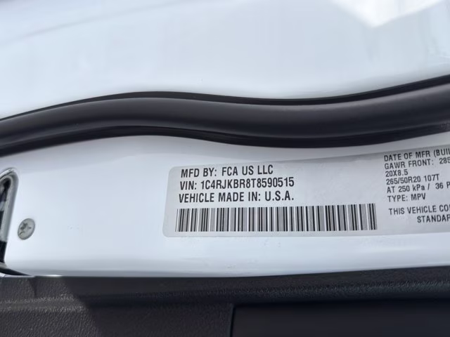 2026 Bright White Clearcoat Jeep Grand Cherokee L 85th Anniversary Edition 4X4 SUV