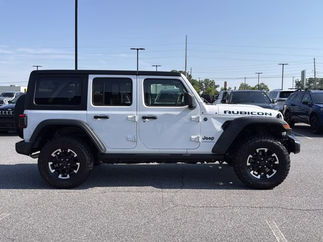 2024 Bright White Clearcoat Jeep Wrangler 4xe Rubicon 4X4 Convertible