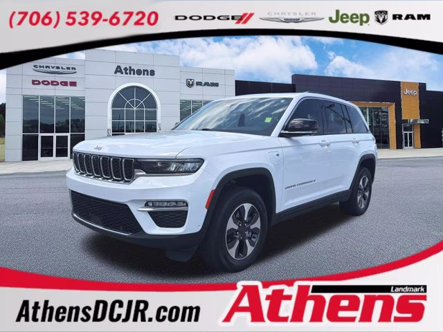 2022 Bright White Clearcoat Jeep Grand Cherokee 4xe 4xe 4X4 SUV