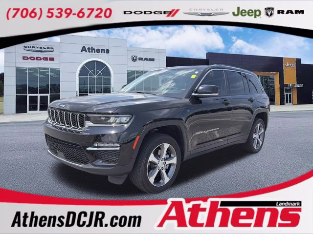 2022 Diamond Black Crystal Pearlcoat Jeep Grand Cherokee 4xe 4xe 4X4 SUV
