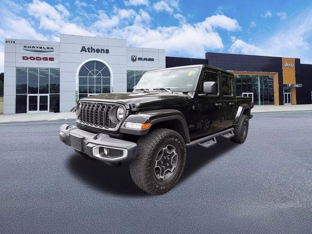 2024 Black Clearcoat Jeep Gladiator Sport S 4X4 Truck