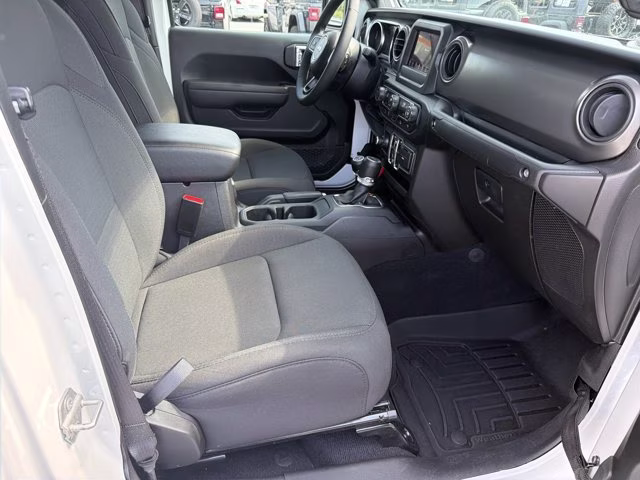 2023 Bright White Clearcoat Jeep Gladiator Sport S 4X4 Truck