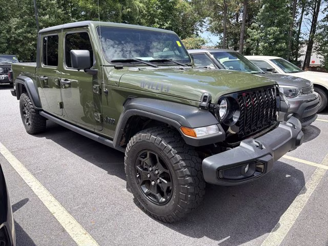 2021 Sarge Green Clearcoat Jeep Gladiator Willys 4X4 Truck
