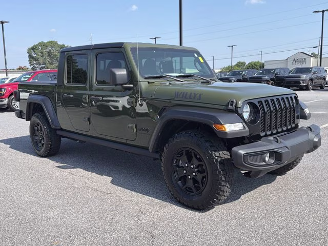 2021 Sarge Green Clearcoat Jeep Gladiator Willys 4X4 Truck