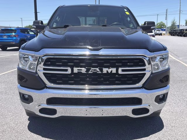 2022 Diamond Black Crystal Pearlcoat Ram 1500 Big Horn 4X4 Truck