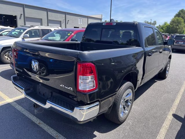 2022 Diamond Black Crystal Pearlcoat Ram 1500 Big Horn 4X4 Truck