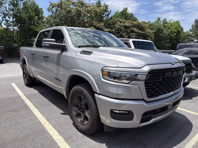 2025 Billet Silver Metallic Clearcoat Ram 1500 Big Horn 4X4 Truck