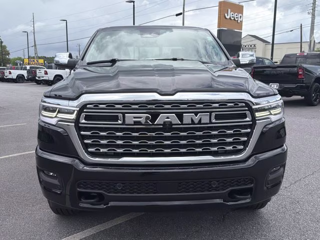 2026 Diamond Black Crystal Pearlcoat Ram 1500 Longhorn 4X4 Truck