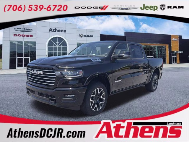 2026 Diamond Black Crystal Pearlcoat Ram 1500 Laramie 4X4 Truck
