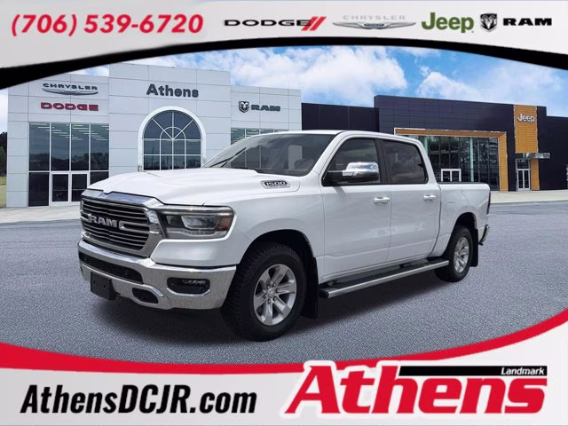 2023 Bright White Clearcoat Ram 1500 Laramie 4X4 Truck
