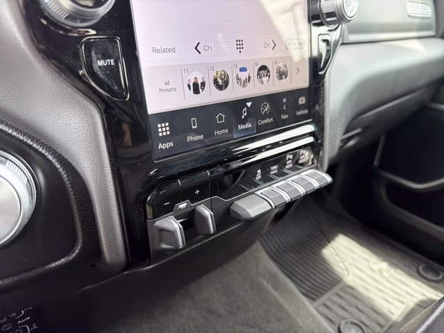 2023 Bright White Clearcoat Ram 1500 Laramie 4X4 Truck