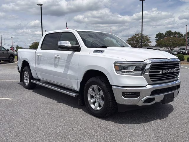 2023 Bright White Clearcoat Ram 1500 Laramie 4X4 Truck