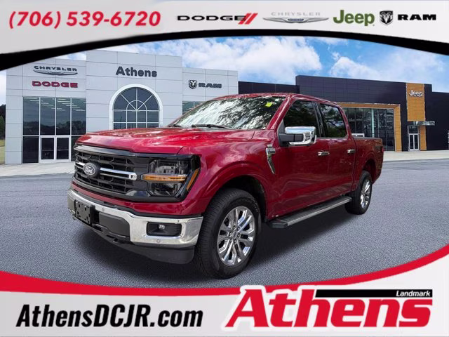 2024 Red Metallic Ford F-150 XLT 4X4 Truck
