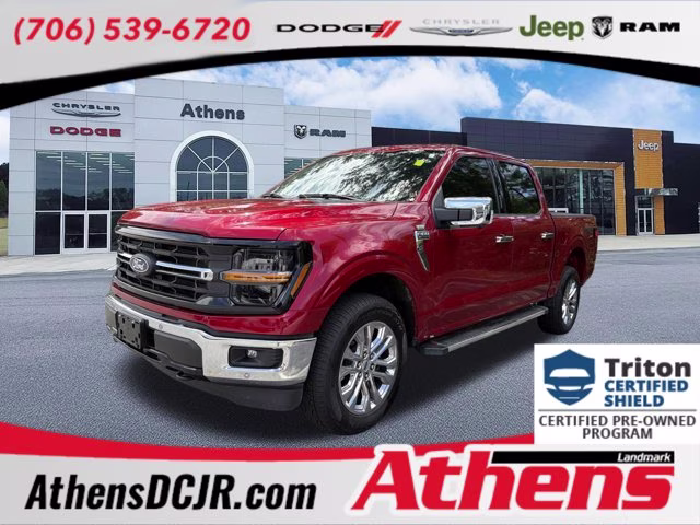 2024 Red Metallic Ford F-150 XLT 4X4 Truck