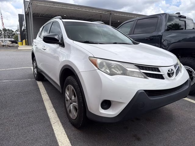 2015 Super White Toyota RAV4 LE FWD SUV