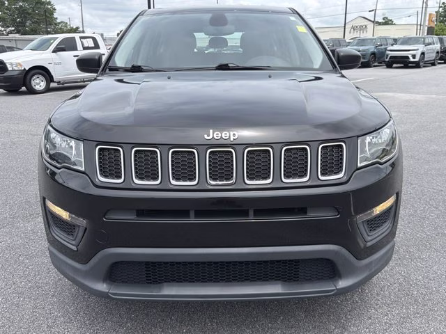 2021 Diamond Black Crystal Pearlcoat Jeep Compass Sport 4X4 SUV