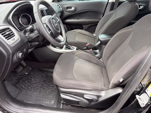 2021 Diamond Black Crystal Pearlcoat Jeep Compass Sport 4X4 SUV