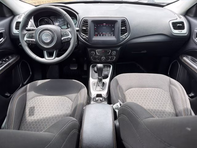 2021 Diamond Black Crystal Pearlcoat Jeep Compass Sport 4X4 SUV