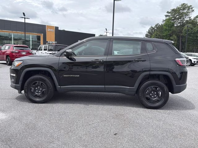 2021 Diamond Black Crystal Pearlcoat Jeep Compass Sport 4X4 SUV