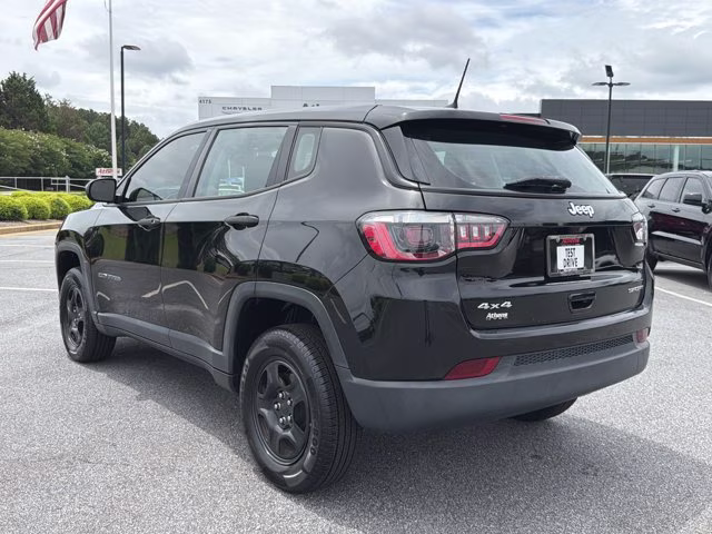 2021 Diamond Black Crystal Pearlcoat Jeep Compass Sport 4X4 SUV