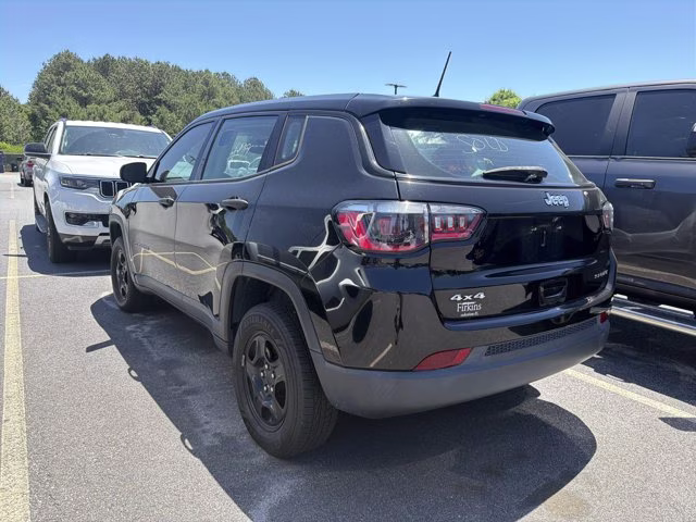 2021 Diamond Black Crystal Pearlcoat Jeep Compass Sport 4X4 SUV