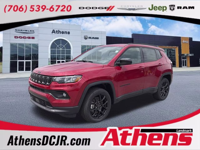 2026 Red Hot Pearlcoat Jeep Compass Latitude Altitude 4X4 SUV